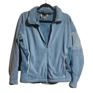 Mountain Hard Wear Blue Women's M Fleece Zip Up Jacket Outdoors Hiking Camping